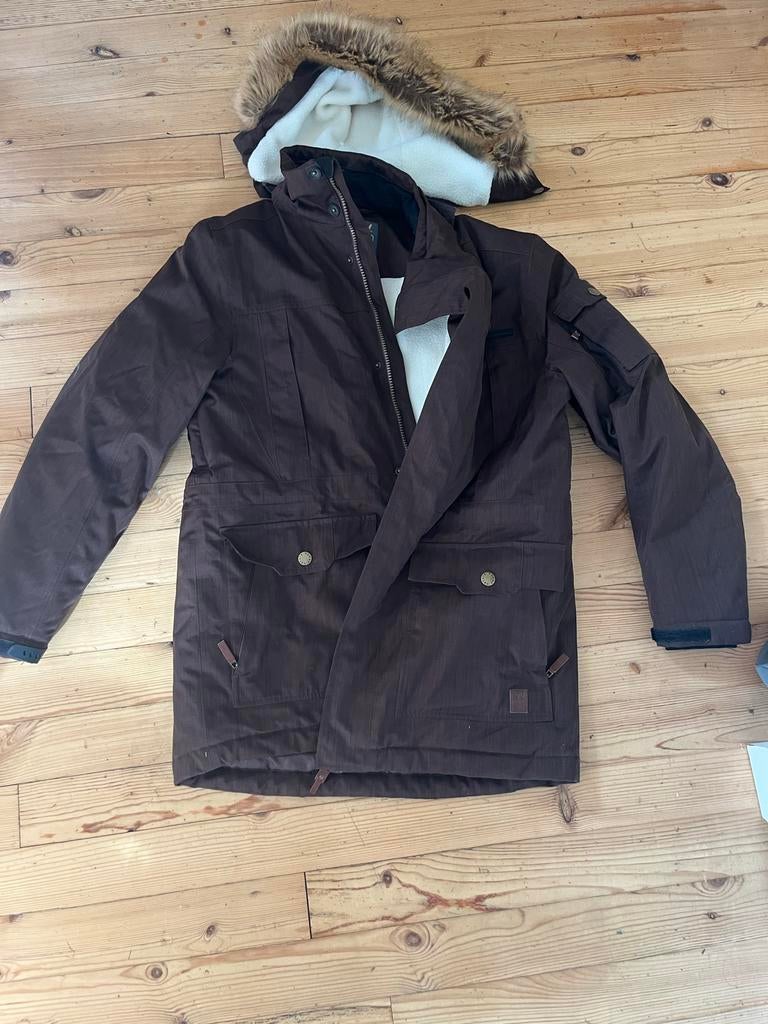 ANWB Winterjas - Zo Goed Als Nieuw!, Kleding | Heren, Jassen | Winter, Zo goed als nieuw, Maat 56/58 (XL), Bruin, Ophalen of Verzenden
