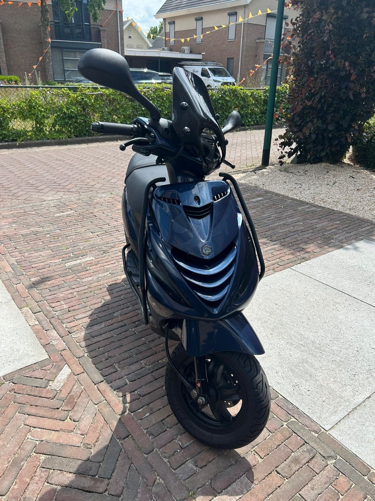 Piaggio Zip 4-takt scooter - blauw, Fietsen en Brommers, Scooters | Piaggio, Ophalen, Gebruikt, Zip, Benzine