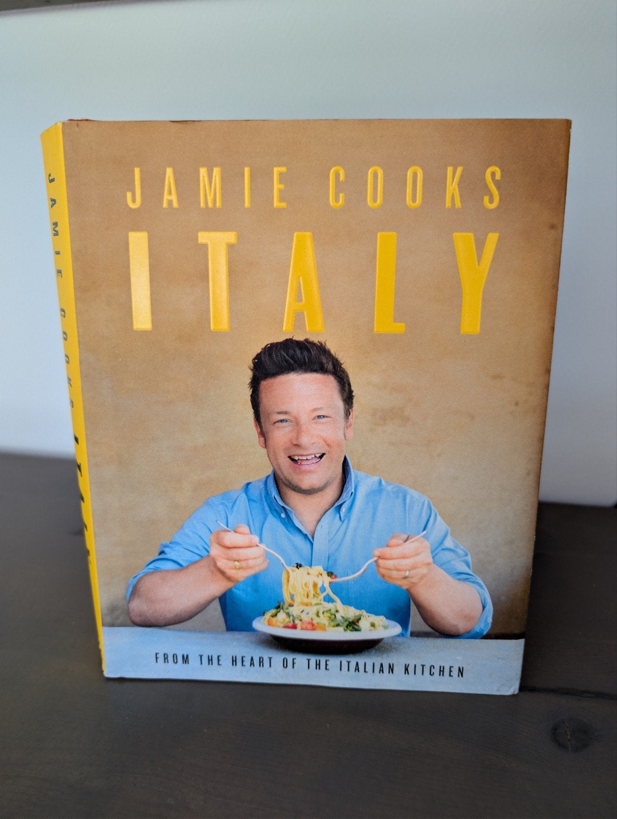 Jamie Cooks Italy, Boeken, Voorgerechten en Soepen, Zo goed als nieuw, Jamie Oliver, Ophalen