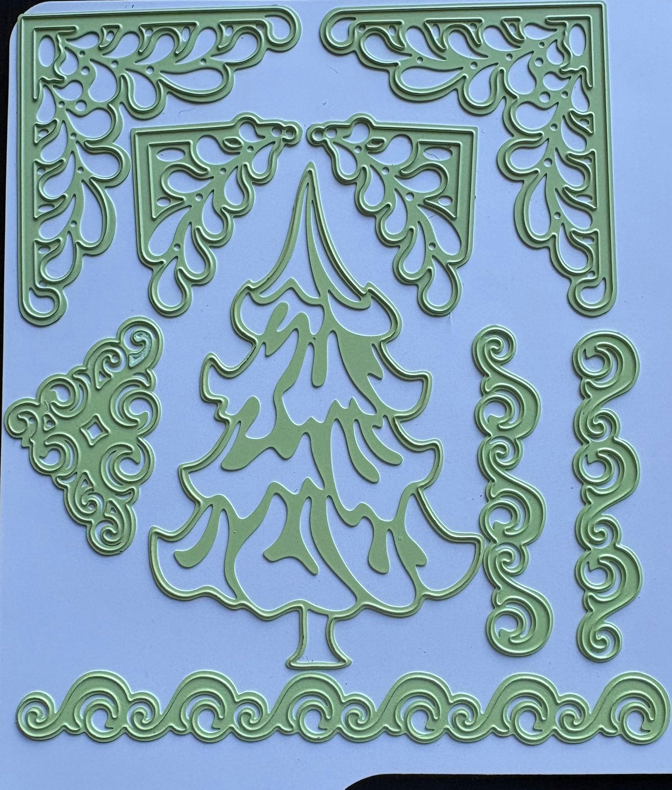 Set van 9 mooie, stevige snijmallen: Kerstboom, Ophalen of Verzenden, Zo goed als nieuw, Overige thema's, Pons of Mal