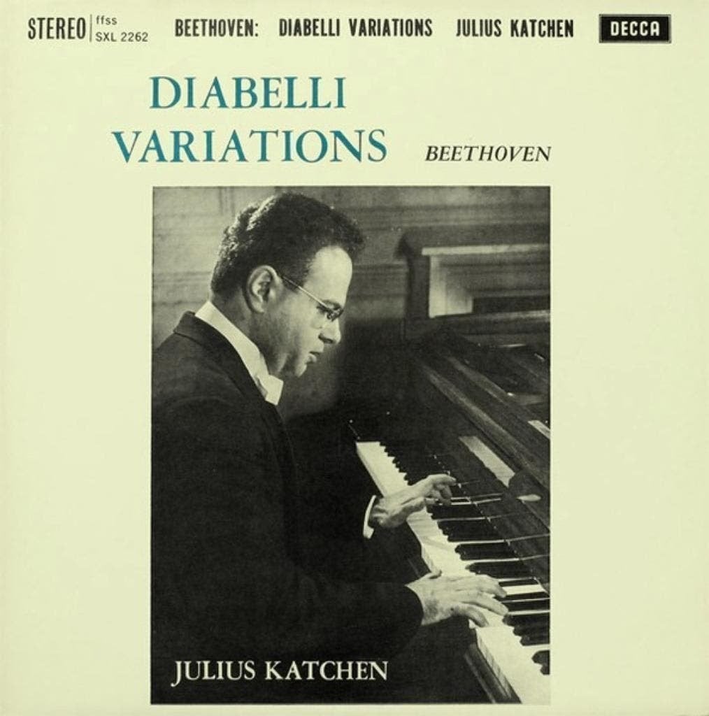 Beethoven Julius Katchen Diabelli Variations DECCA SXL 2262, Ophalen, Kamermuziek, Zo goed als nieuw, 12 inch