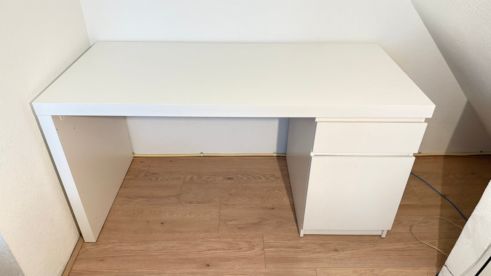 Malm bureau Ikea, Ophalen, Gebruikt, IKEA, Wit