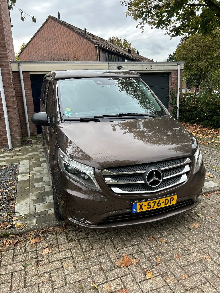 Mercedes Benz Vito 119 Bluetec bus camper met groot bed, Caravans en Kamperen, Automaat, Tot en met 2, Mercedes-Benz, Diesel