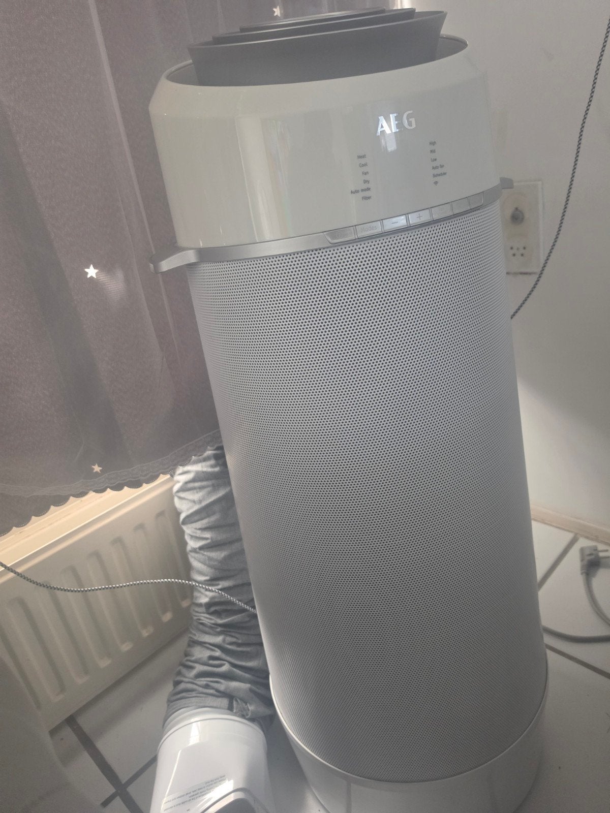 AEG Mobiele Airco 9000BTU - Werkt uitstekend, Witgoed en Apparatuur, Airco's, Ophalen, Koelen en Ontvochtigen, Minder dan 60 m³