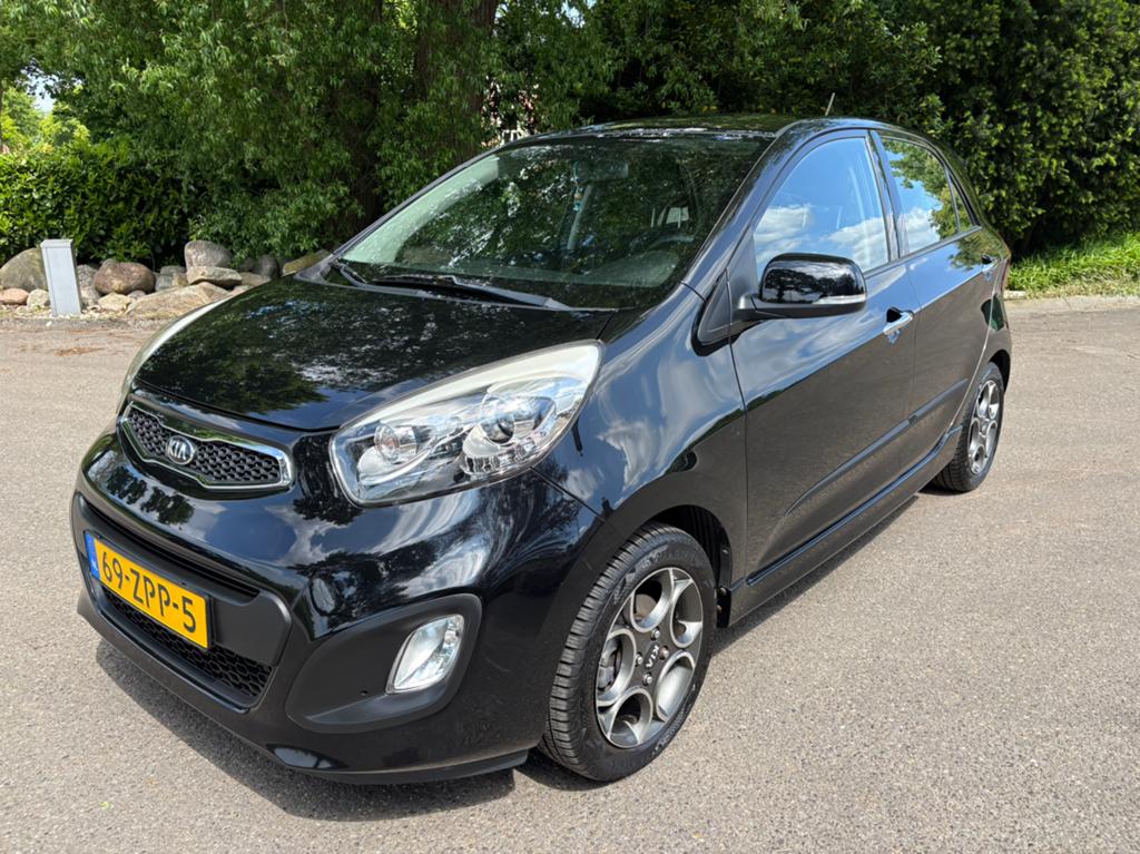 Kia Picanto 1.0 Cvvt 5-DRS 2013 zeer nette staat!, Voorwielaandrijving, Euro 5, Stof, Parkeersensor