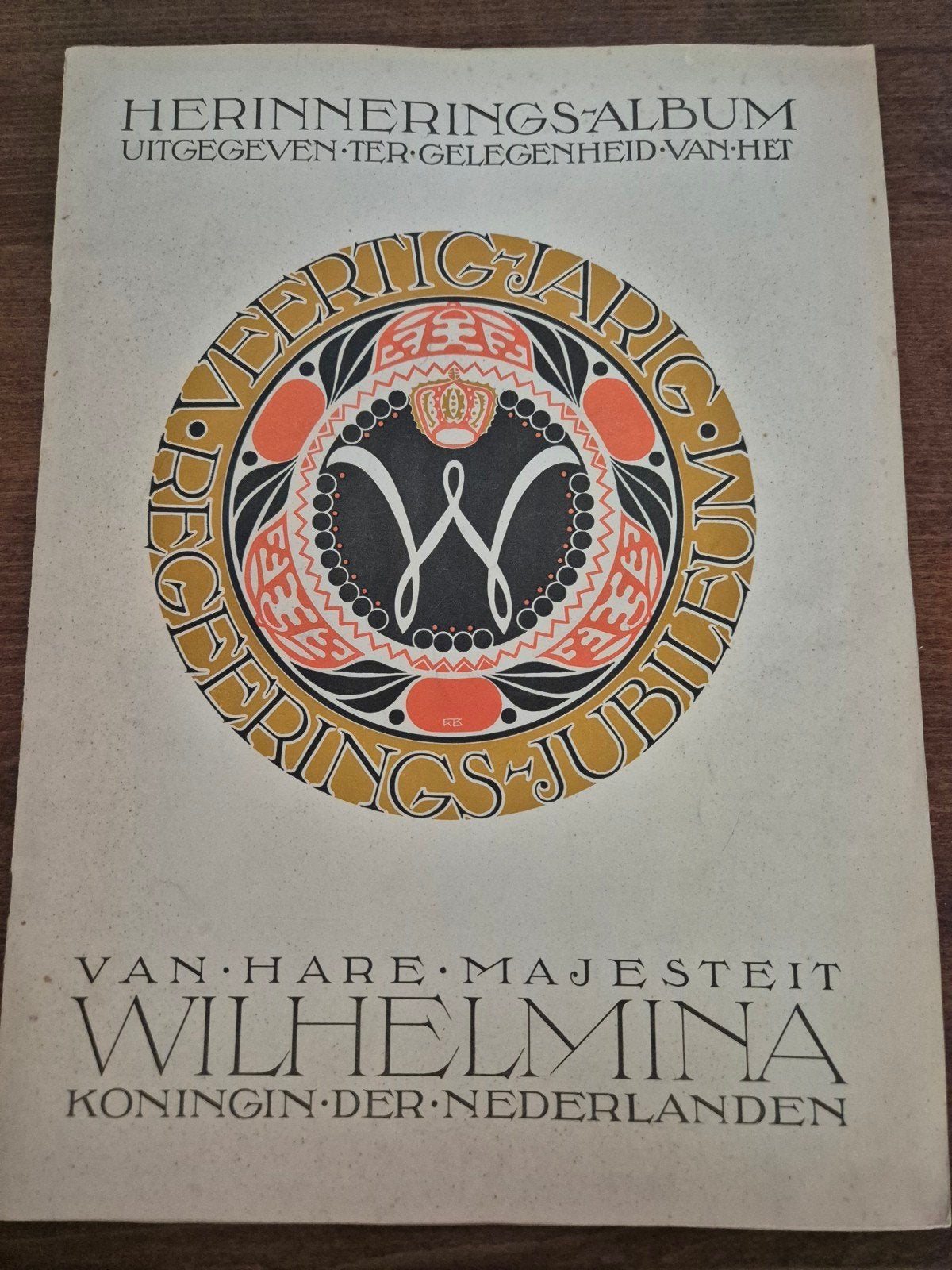 Herinneringsalbum Koningin Wilhelmina 1938, Ophalen of Verzenden, 20e eeuw of later, Gelezen
