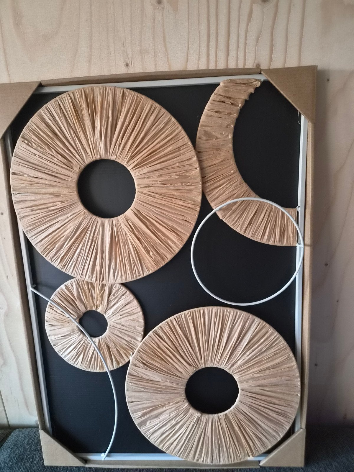 wand decoratie, Huis en Inrichting, Ophalen, Metaal, Industrieel, 68 cm