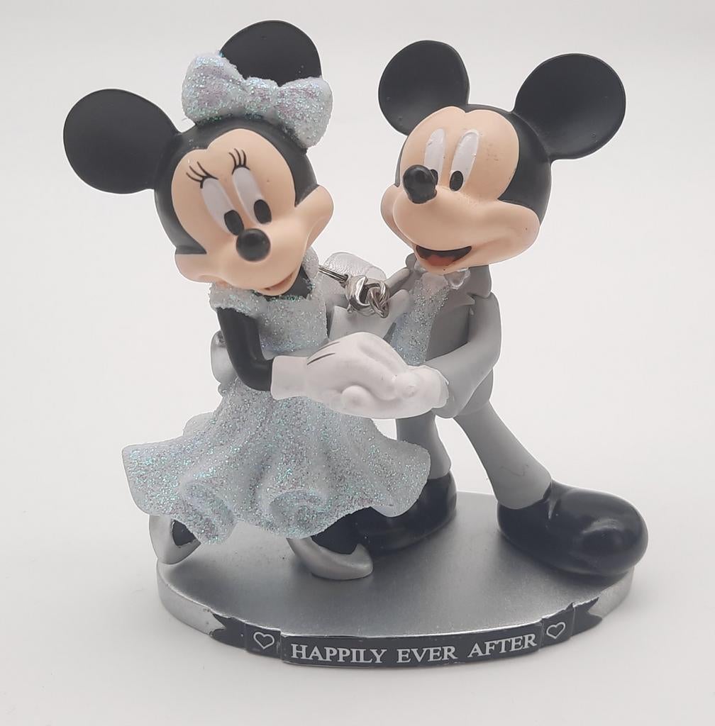Mickey & Minnie Mouse Happily Ever After beeld Disney Parks, Ophalen of Verzenden, Overige figuren, Zo goed als nieuw, Beeldje of Figuurtje