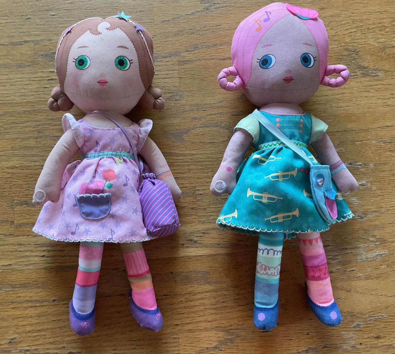 Zapf! Twee originele prachtige poppen, zacht 35 cm Als nieuw, Ophalen of Verzenden, Zo goed als nieuw, Overige typen