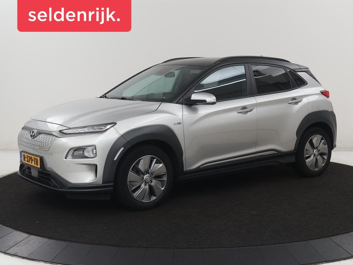 Hyundai Kona EV Fashion Design 64 kWh | SOH 94.6% | Leder |, Auto's, Gebruikt, 445 min, Leder, Automatische klimaatregeling