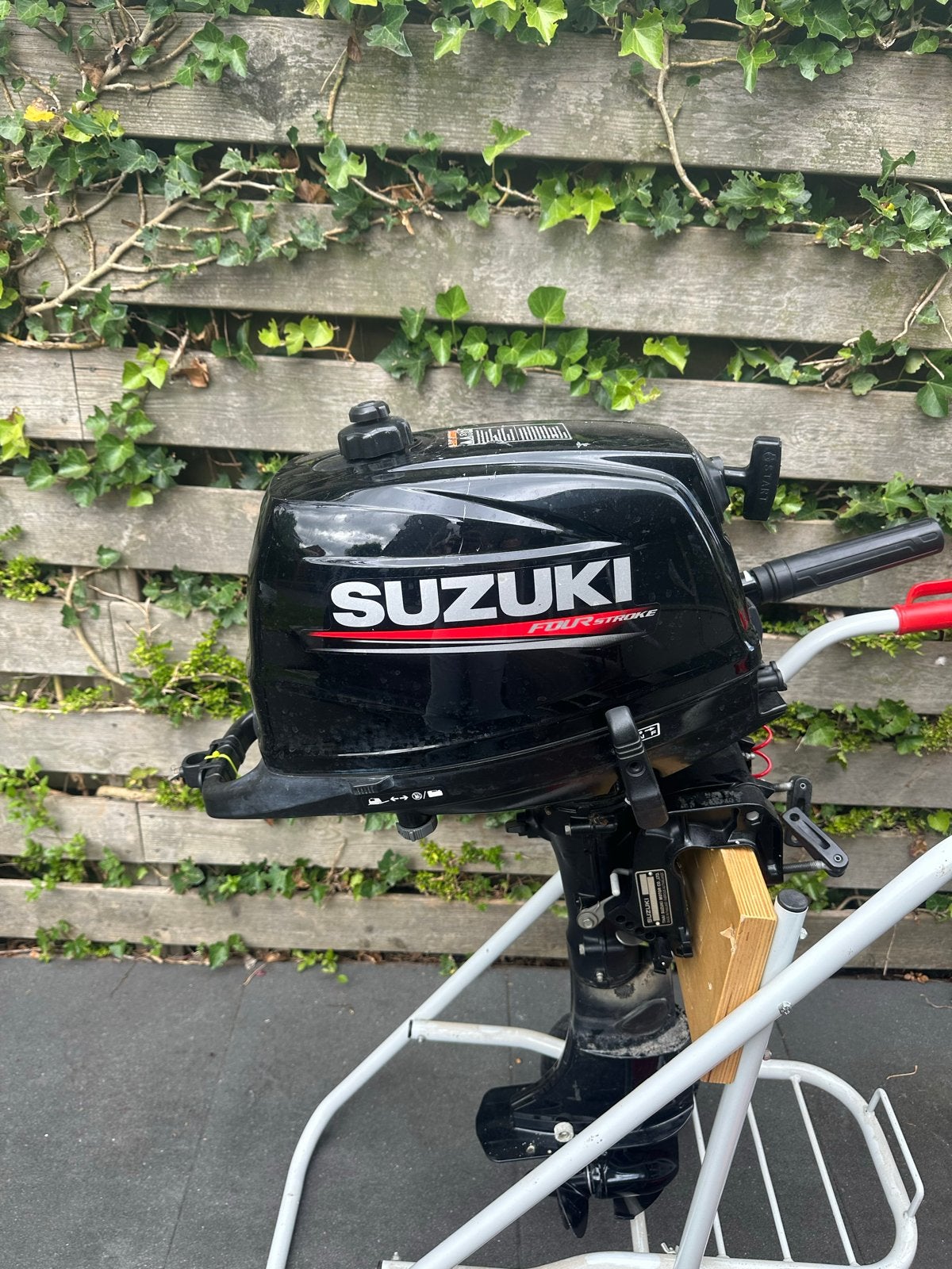 Suzuki 6pk buitenboordmotor met Vortex 270 rubberboot, Ophalen, Gebruikt, Minder dan 5 pk, Viertaktmotor