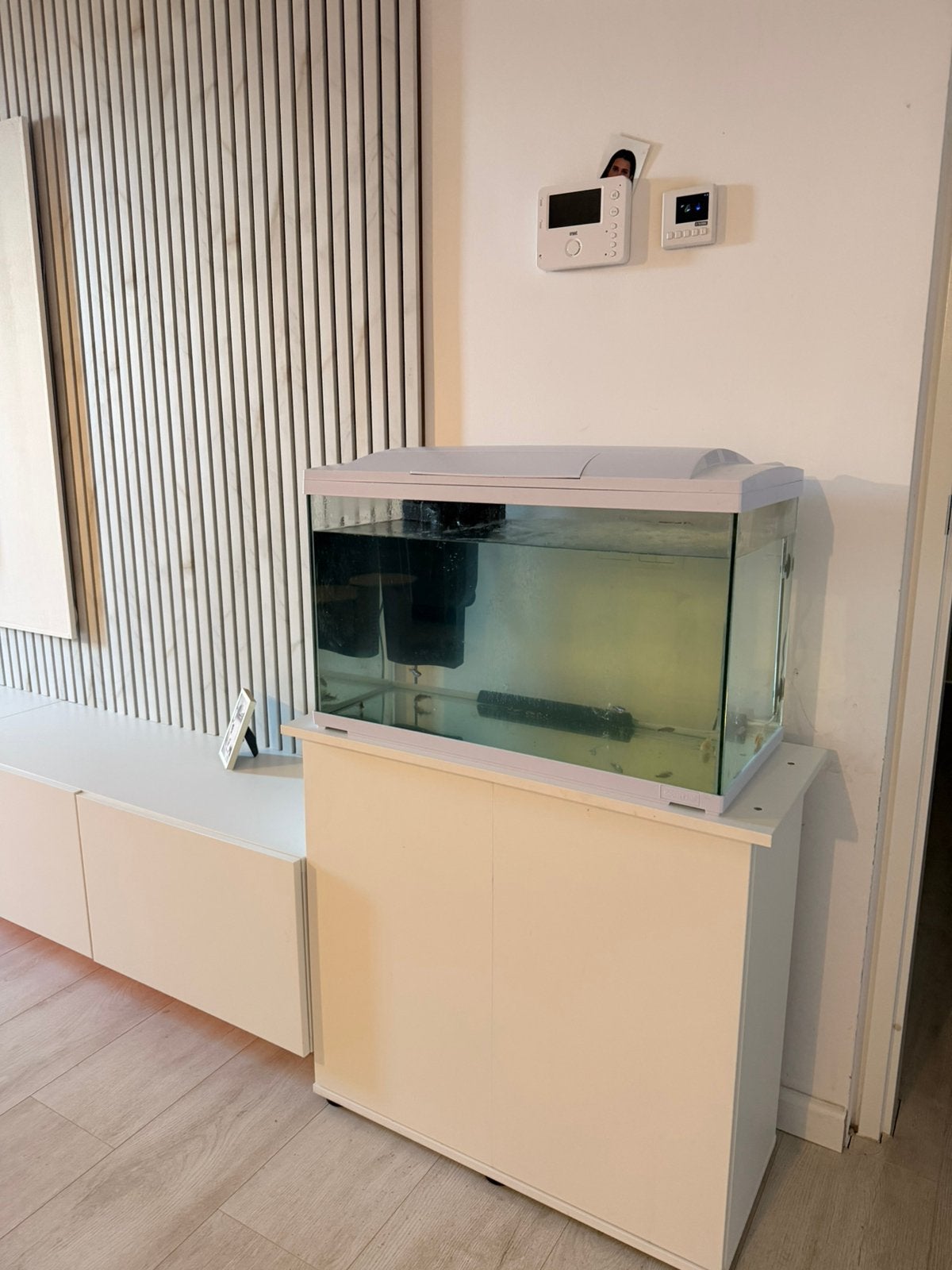 Aquarium met onderkast, Ophalen of Verzenden, Zo goed als nieuw, Leeg aquarium