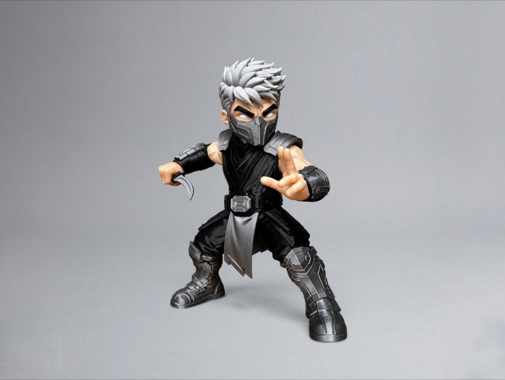 Smoke Figurine – Mortal Kombat – 31 cm – Fan Collectible, Ophalen of Verzenden, Nieuw, Fantasy