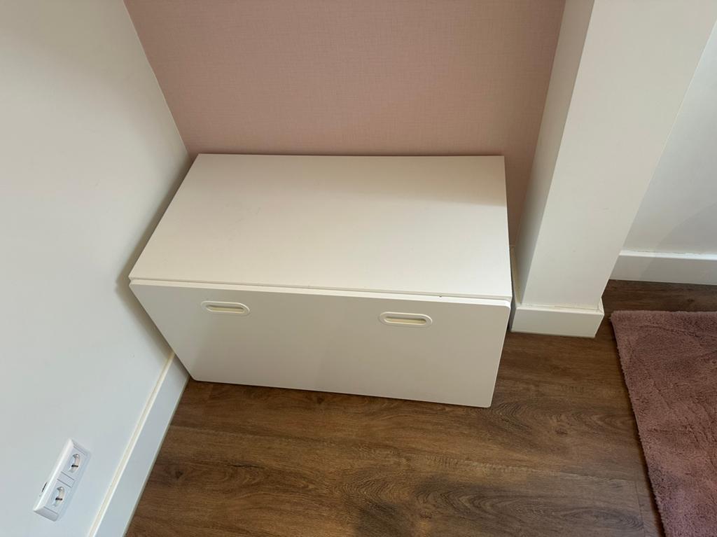 Ikea småstad speelgoedkist, Ophalen, Gebruikt, 105 cm of meer, 75 tot 100 cm