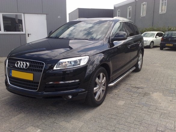 Audi Q7 Sidebars met rvs platen, Ophalen, Niet ingevuld, Niet ingevuld, Niet ingevuld