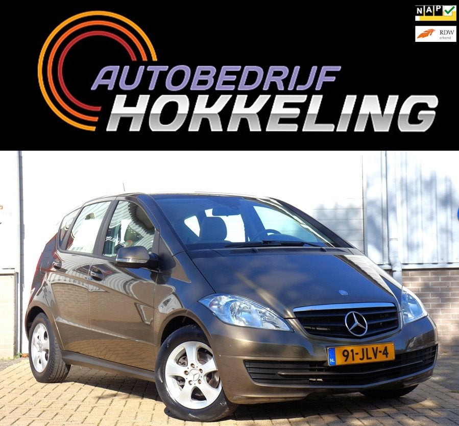 Mercedes-Benz A-klasse 160 Classic; Automaat+Airco+Cruise !, Auto's, Beige, Bruin, Origineel Nederlands, 1000 kg