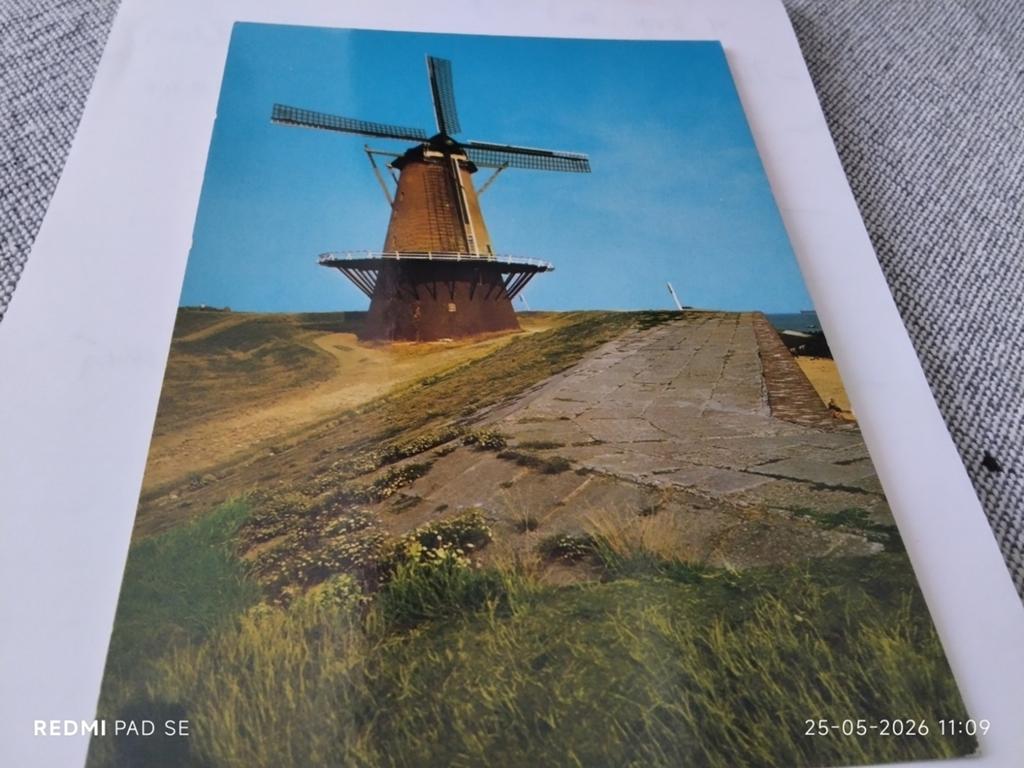 Ansichtkaart Vlissingen Oranjemolen - Bouwjaar 1699, Ophalen of Verzenden, 1960 tot 1980, Ongelopen, Zeeland