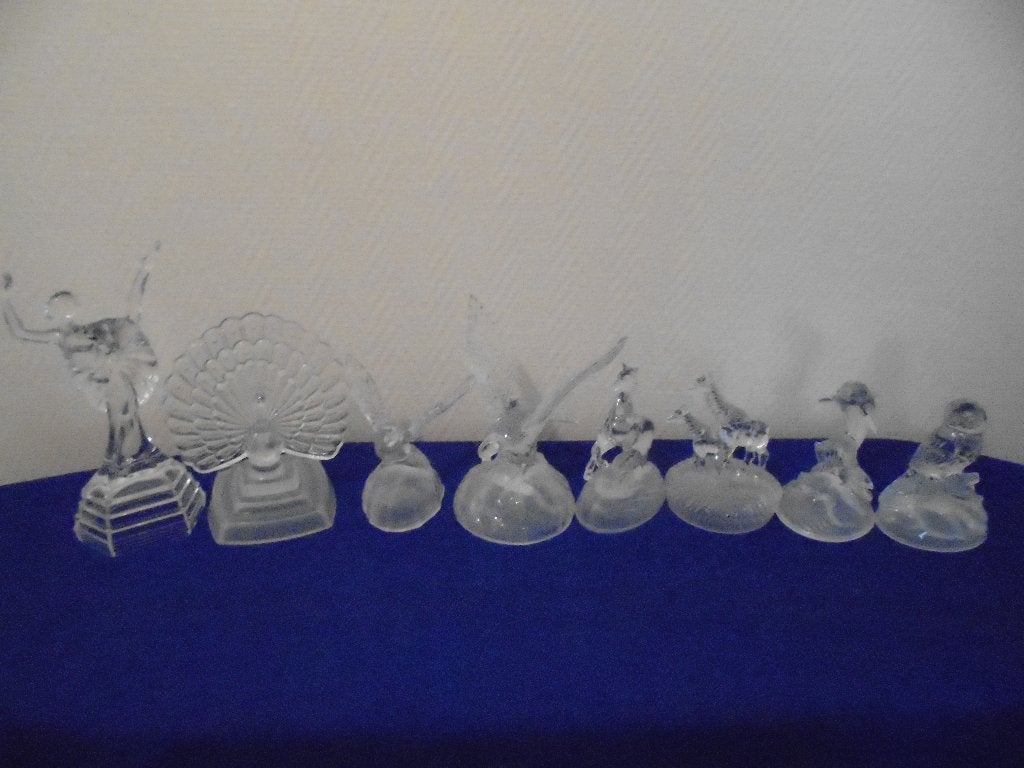 kristallen dieren enz, Antiek en Kunst, Antiek | Glas en Kristal, Ophalen of Verzenden