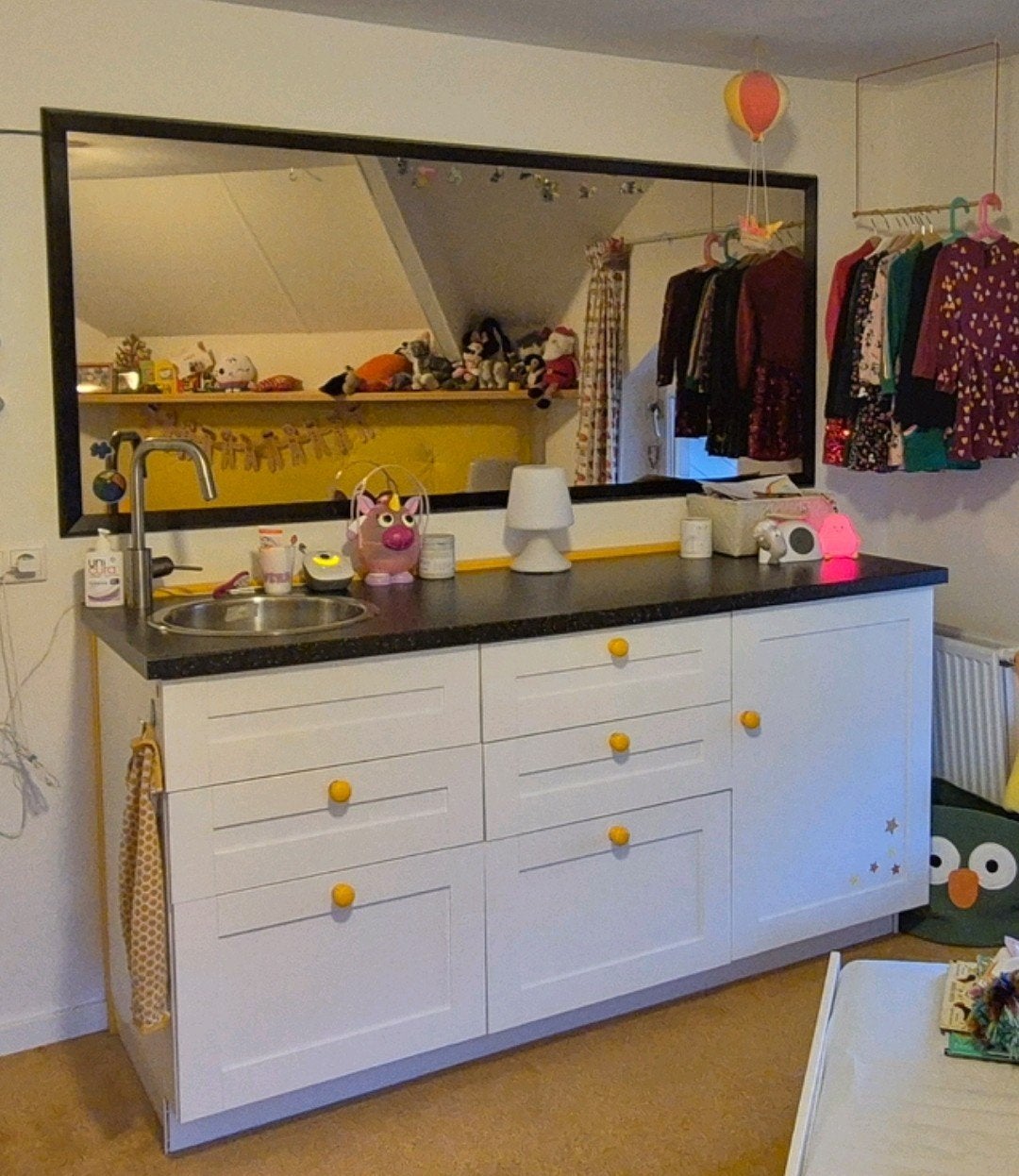 GRATIS IKEA Metod keukenblok met lades en spoelbak, Ophalen, Gebruikt, Wit, Enkelwandige keuken