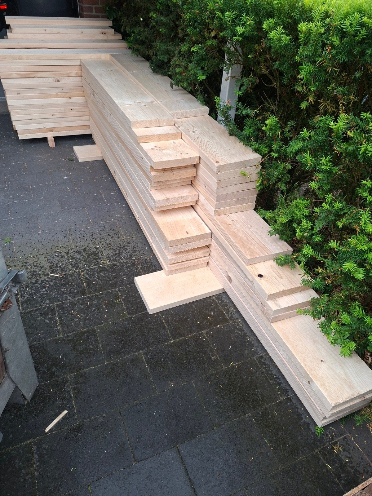 Vuren, 4-zijdig geschaafd 3.8x23.5cm, Doe-het-zelf en Verbouw, Hout en Planken, Ophalen, 25 tot 50 mm, Nieuw, Plank
