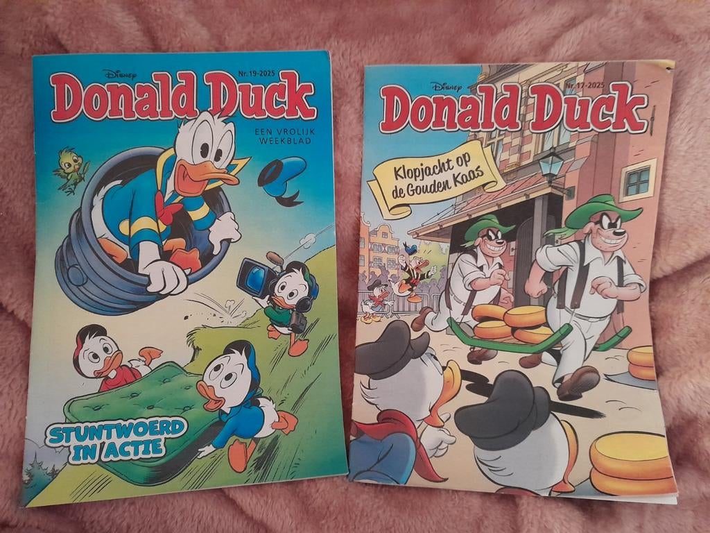 Donald Duck stripboeken - 5 stuks, Meerdere stripboeken, Ophalen of Verzenden, Gelezen, Walt Disney