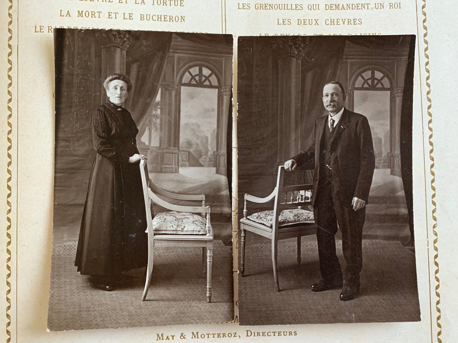 Foto - oudere dame en heer (GO), Foto, Ophalen of Verzenden, Zo goed als nieuw, Voor 1940