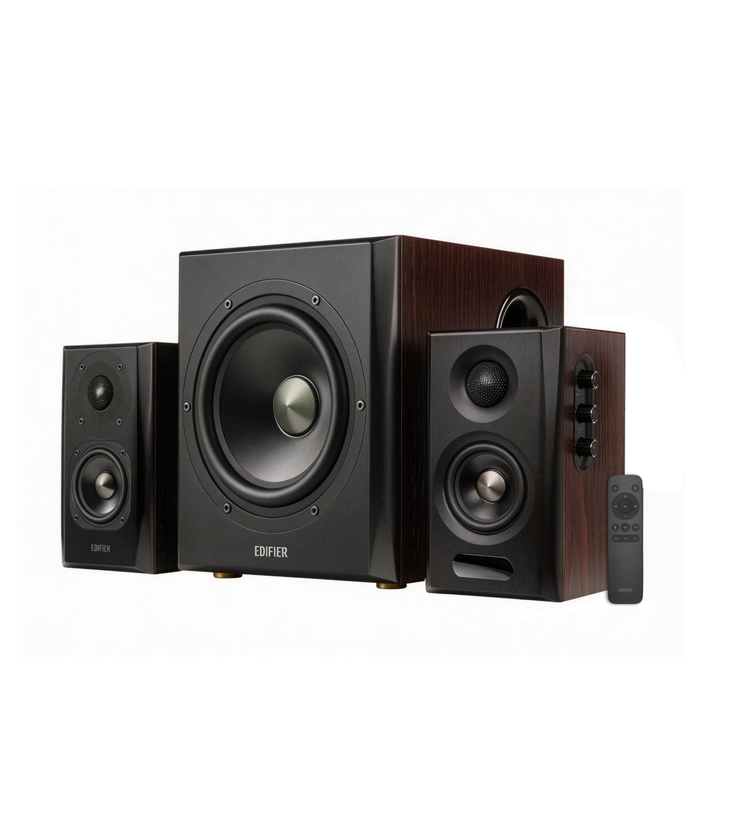 Edifier S355DB 2.1 luidsprekerset met subwoofer, HDMI eARC, Speakerset, Basreflex, Nieuw, Ophalen