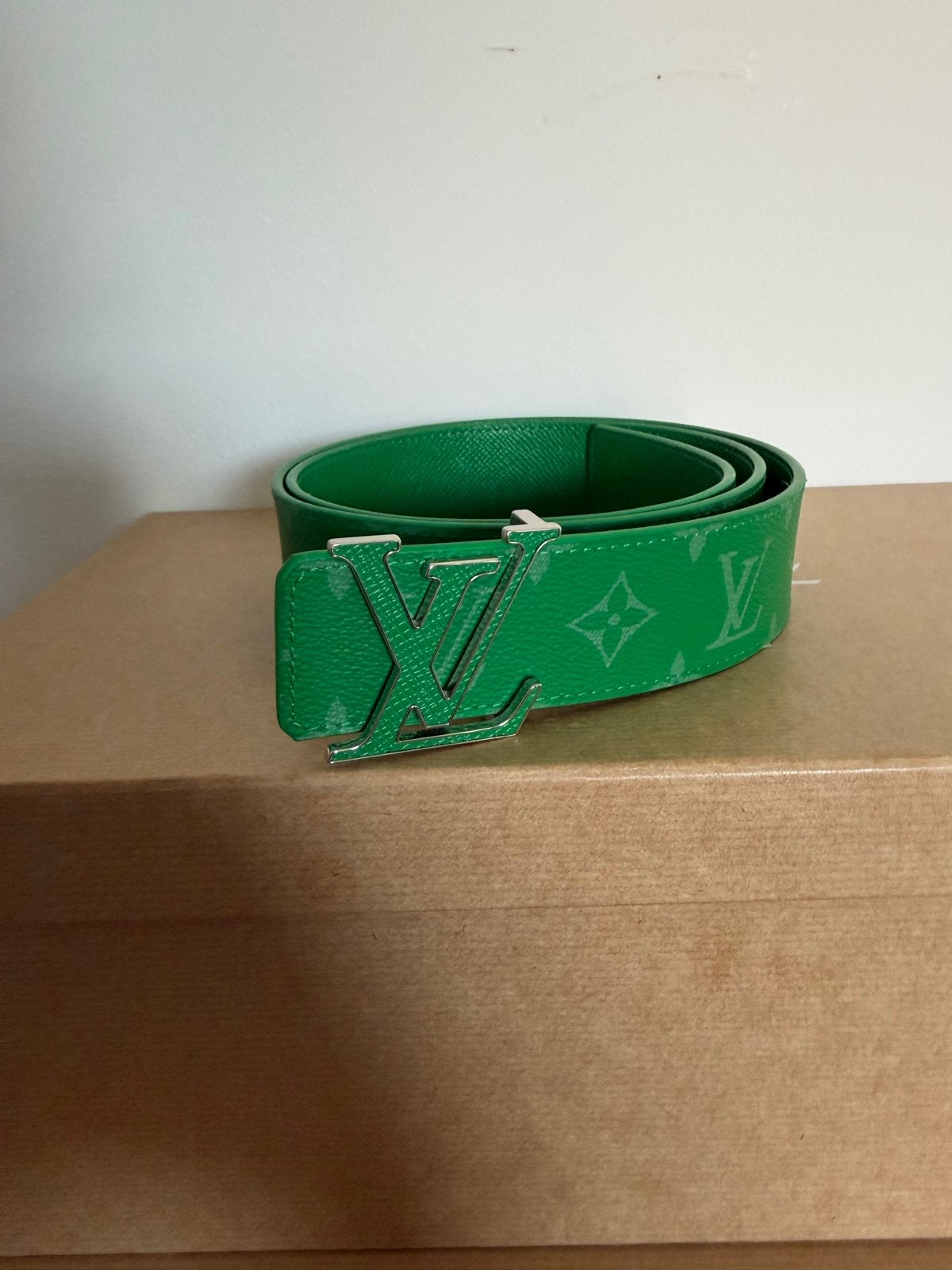 Louis Vuitton Monogram Riem - Groen, Overige kleuren, Echt leder, Tailleriem, Ophalen of Verzenden