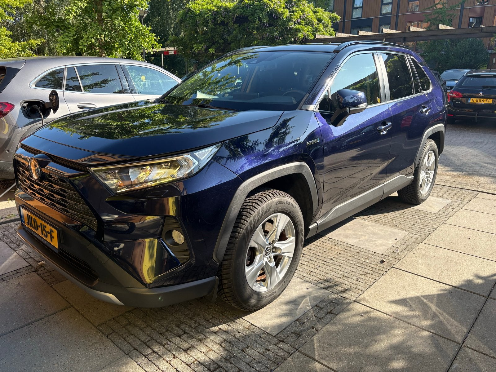 Toyota Rav4 2.5 Hybrid 218pk CVT 2019 Blauw, 4 cilinders, 2487 cc, Blauw, 1565 kg