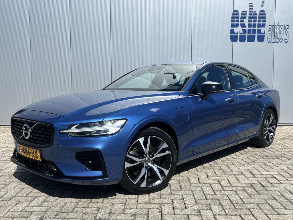 Volvo S60 2.0 T6 Recharge AWD R-Design Navigatie Trekhaak El, Automaat, Gebruikt, 4 cilinders, Blauw