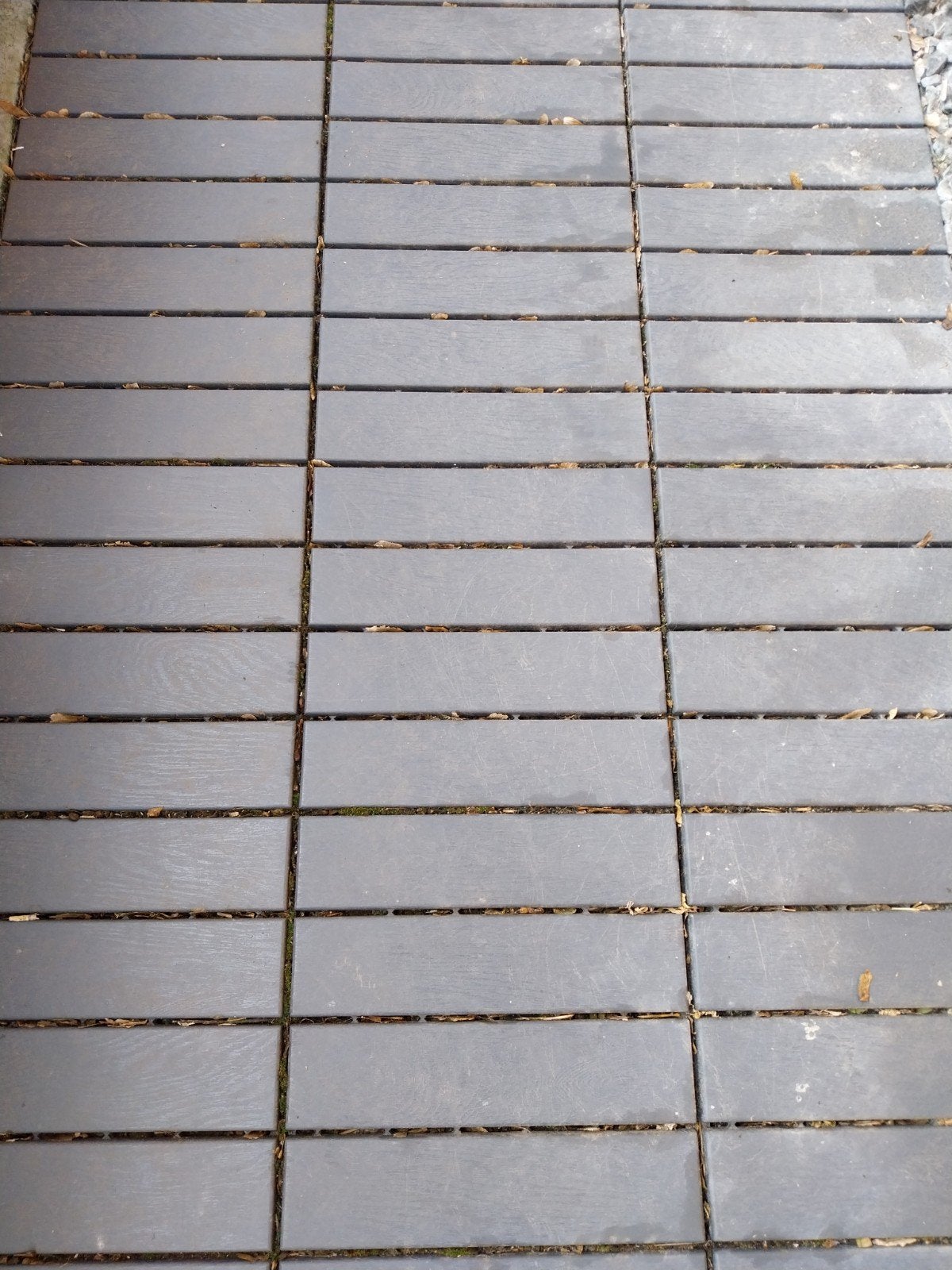 Grijze terrastegels, Ophalen, Gebruikt, Composiet, Minder dan 5 m²