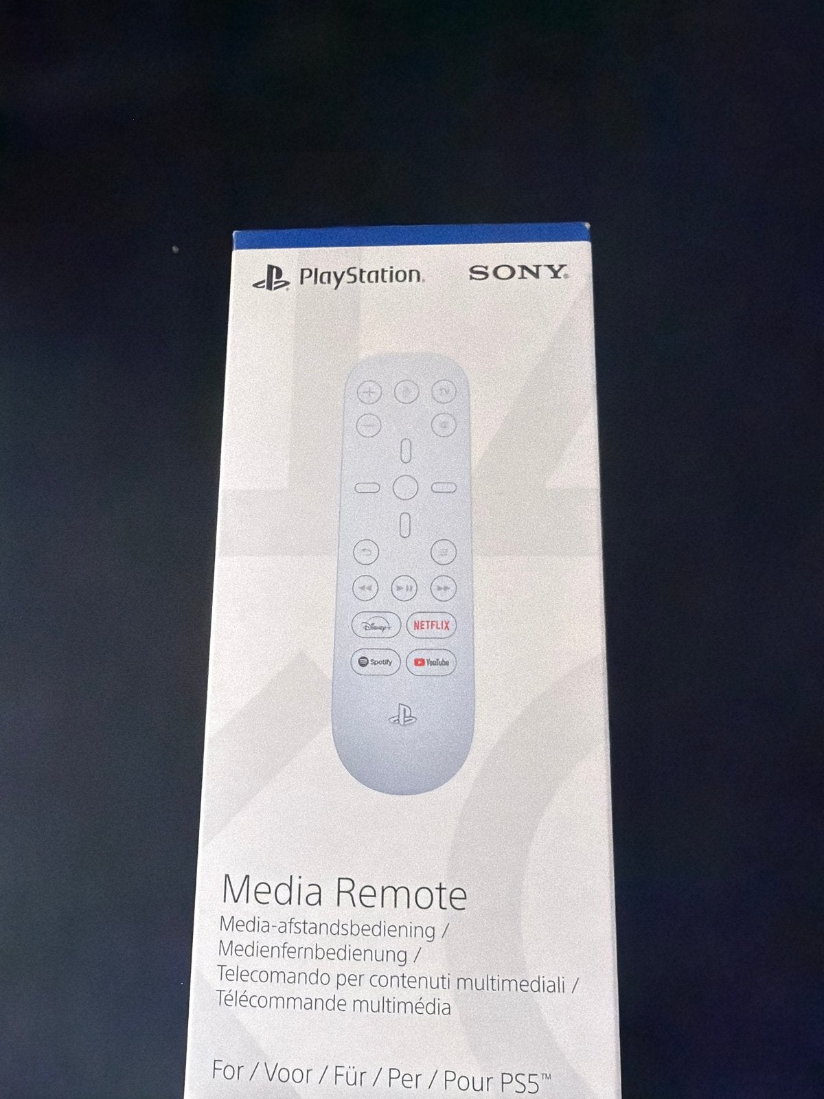 Sony PlayStation 5 Media Afstandsbediening, Ophalen of Verzenden, Nieuw, Overige controllers, PlayStation 5