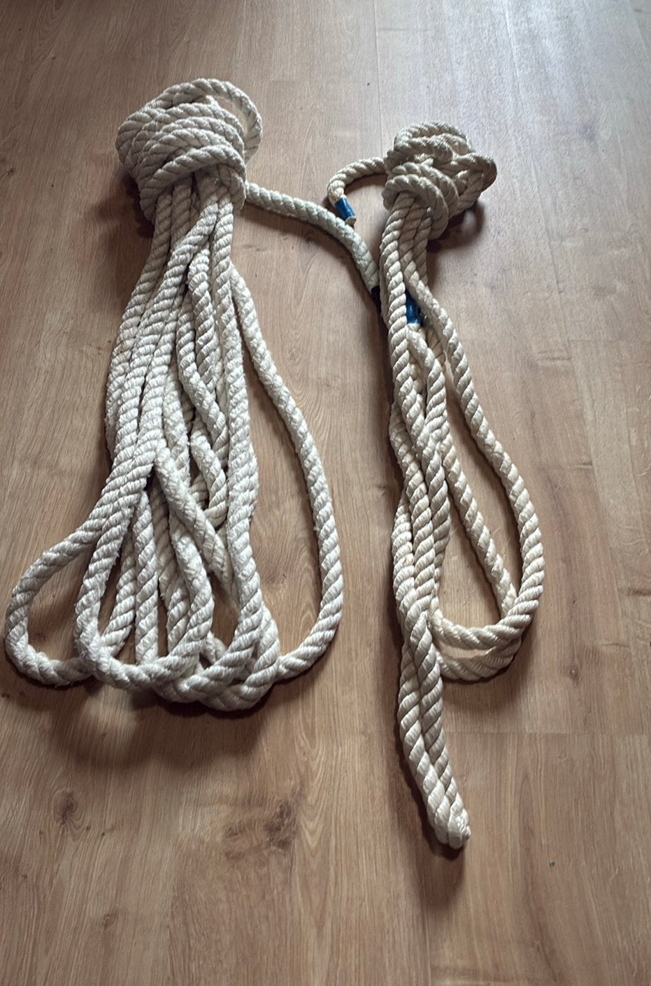 2 gevlochten landvasten 16mm- 10m en 5m, Watersport en Boten, Ophalen of Verzenden, Gebruikt, Overige typen