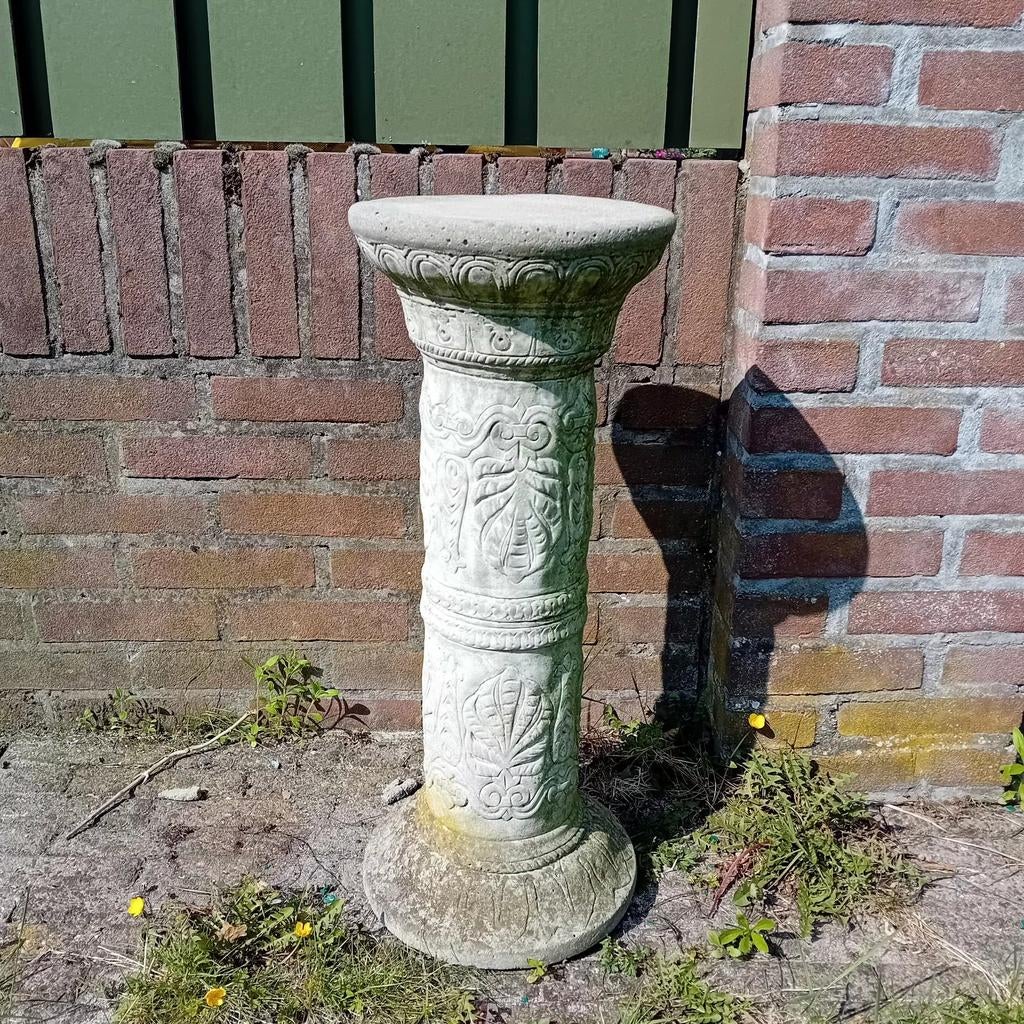 Betonnen plantenzuil, Tuin en Terras, Ophalen