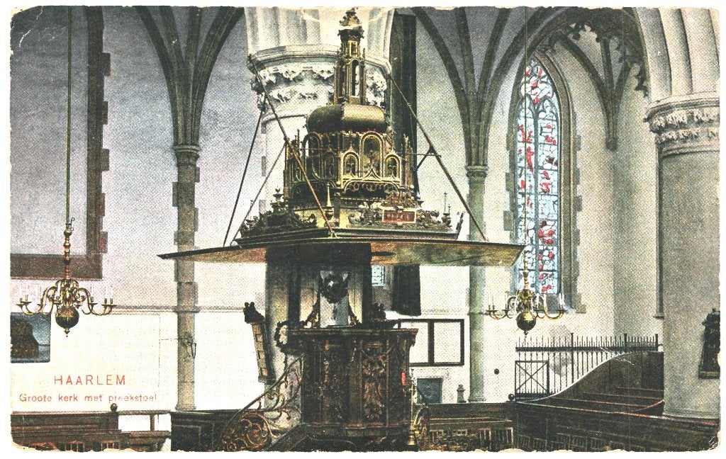 44093	Haarlem	1906 Groote Kerk met Preekstoel	zegel 1 cent