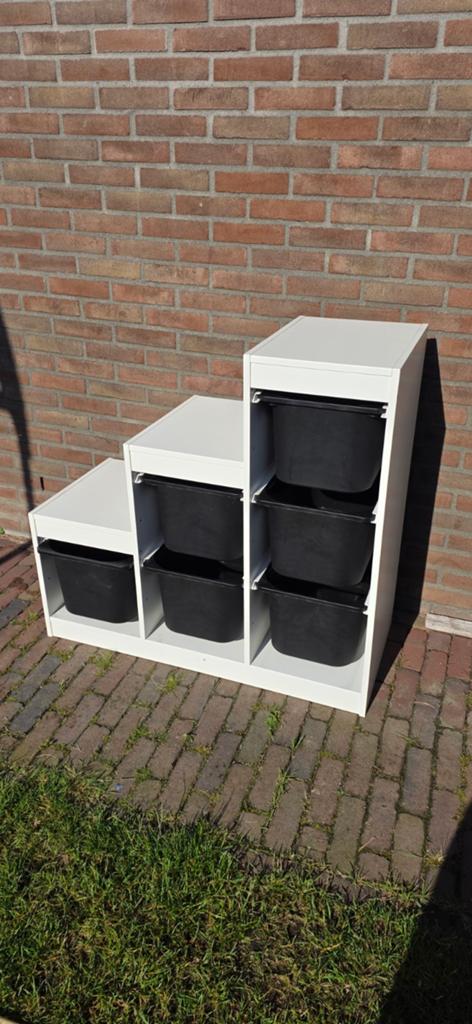 6 IKEA Trofast kasten met bakken, Ophalen, Gebruikt