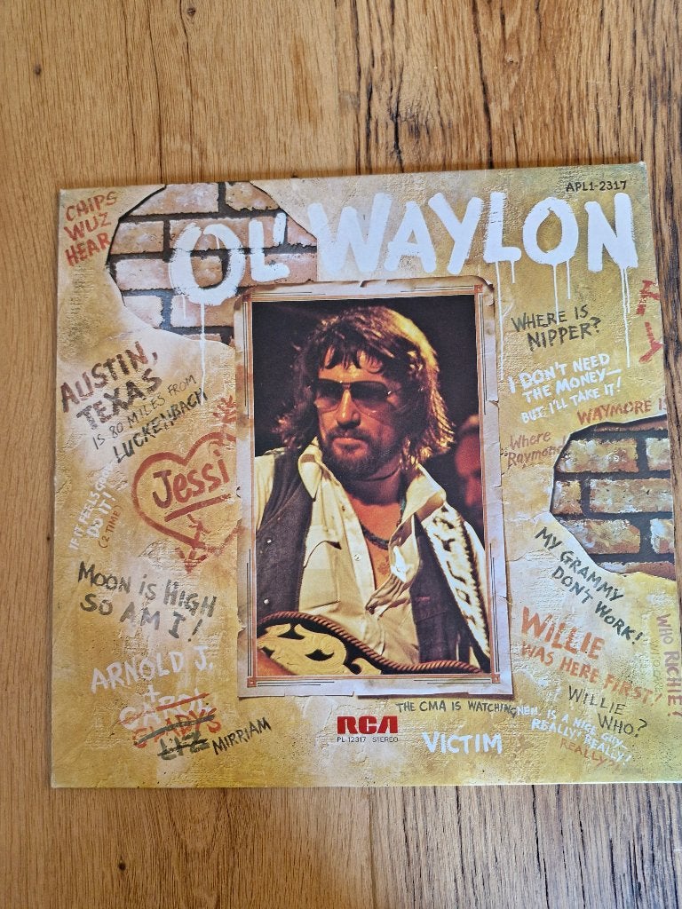 Waylon Jennings - Ol' Waylon LP (1977), LP, Gebruikt, Ophalen of Verzenden, 12 inch
