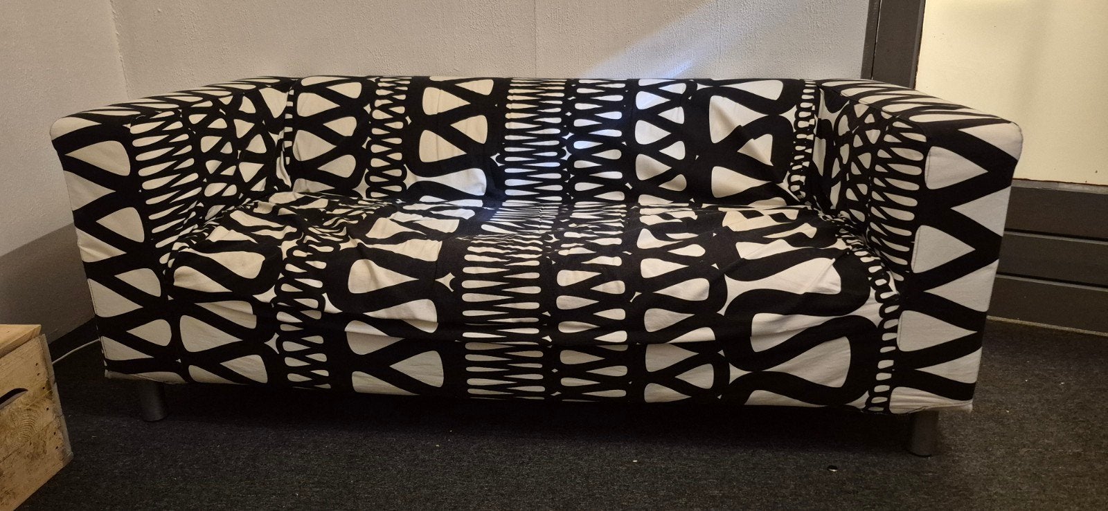 Ikea Klippan bank met afneembare hoes, Ophalen, Gebruikt, 150 tot 200 cm, Tweepersoons