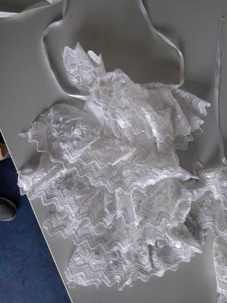 Kanten bef voor onder jasje/blouse, Ophalen of Verzenden