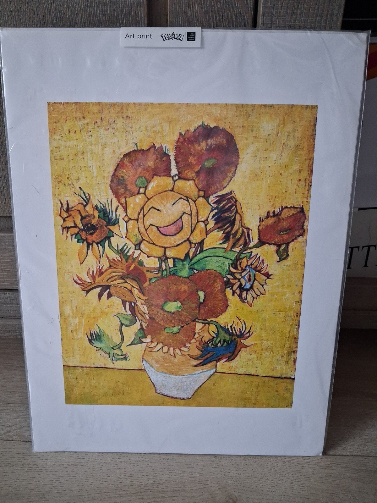 Pokémon x Van Gogh Museum Art Print - Sunflora Zonnebloemen, Ophalen of Verzenden, Nieuw, Overige typen