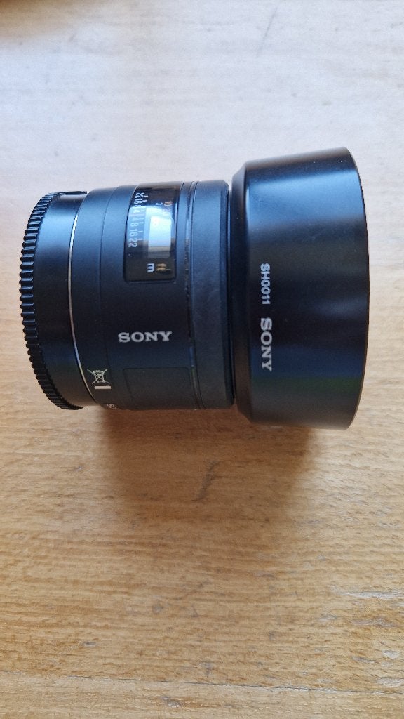 Sony 50mm F1.4 (A-mount), Sony, Ophalen of Verzenden, Zo goed als nieuw, Standaardlens