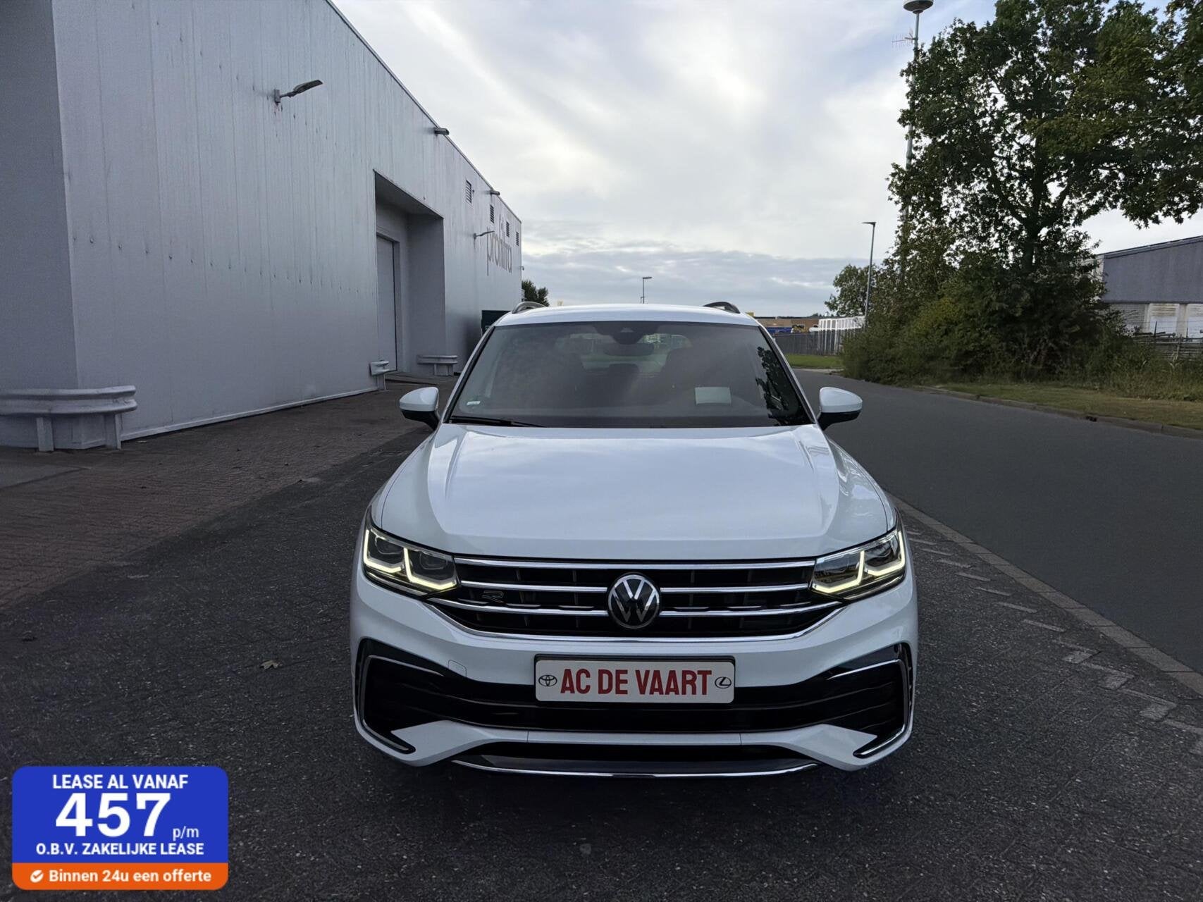 Volkswagen Tiguan 1.4 TSI eHybrid R-Line Business+ - 245PK, Auto's, Euro 6, Wit, Hybride Elektrisch/Benzine, SUV of Terreinwagen
