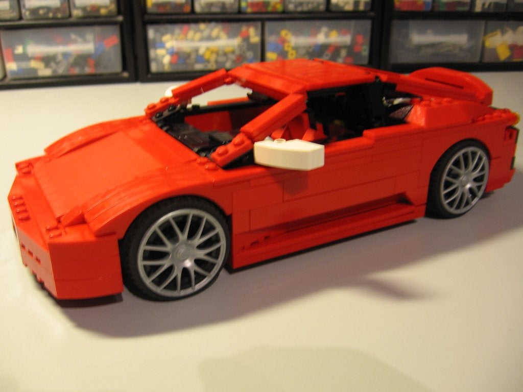 Lego Ferrari F430 Challenge, Ophalen of Verzenden, Zo goed als nieuw, Complete set, Lego