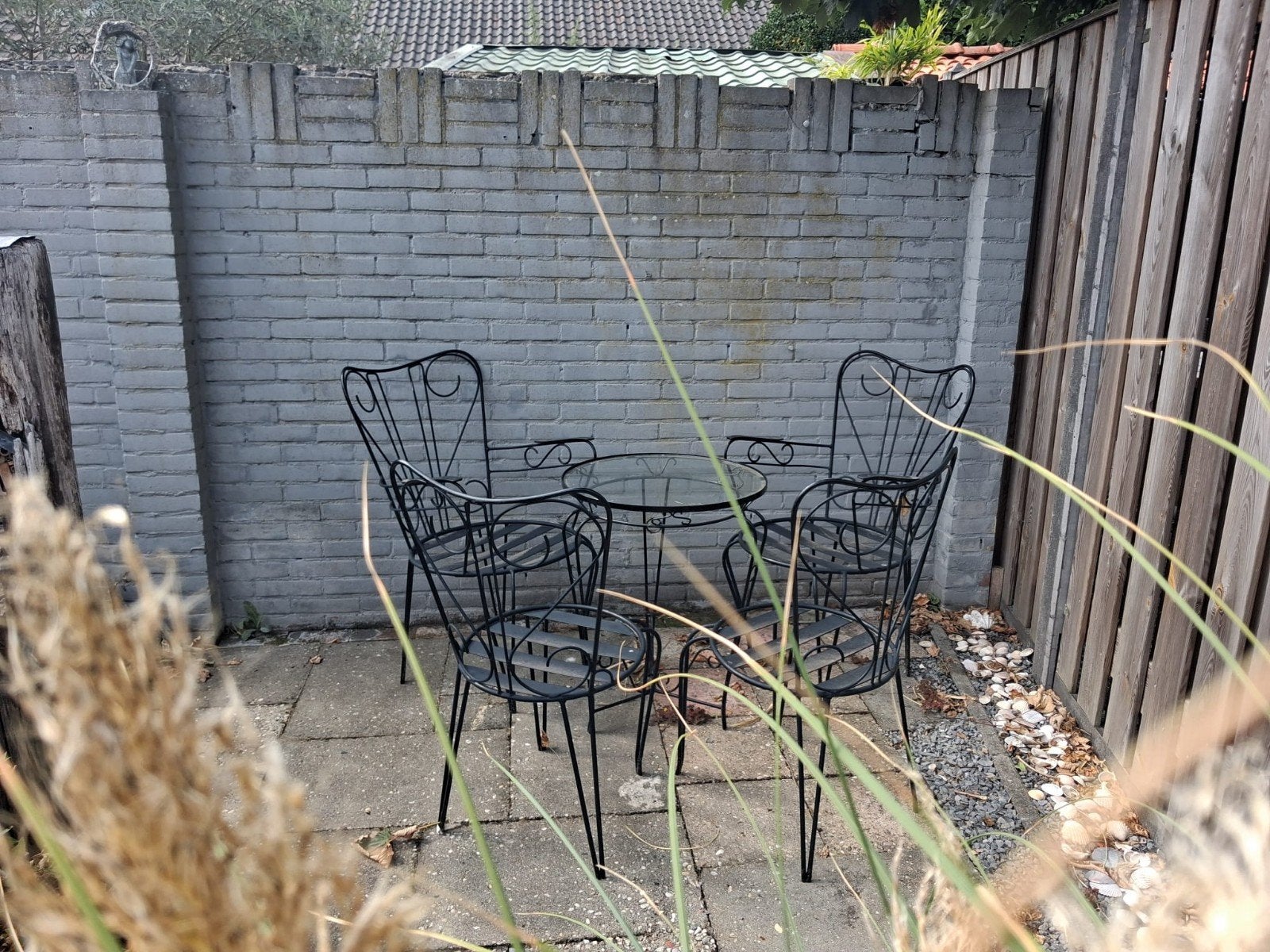 Bistro set, Tuin en Terras, Tuinsets en Loungesets, Ophalen, Gebruikt, Tuinset, Overige materialen
