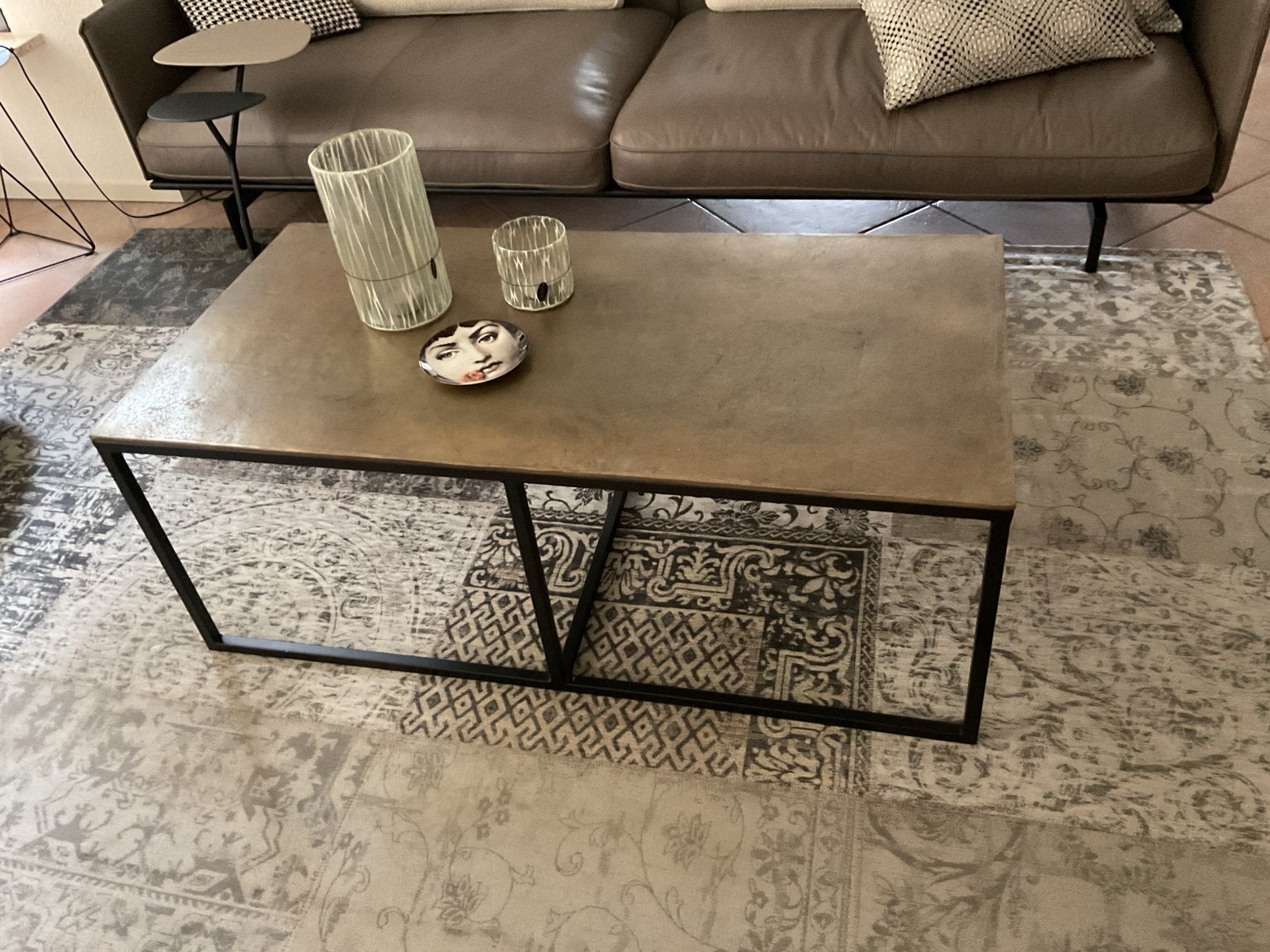 Salontafel Luka Vintage, Ophalen, 100 tot 150 cm, 50 tot 100 cm, Zo goed als nieuw