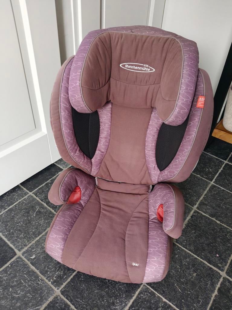 Kinderzitje auto Störchenmühle Ipal, 15 t/m 36 kg, Zijbescherming, Ophalen, Overige merken