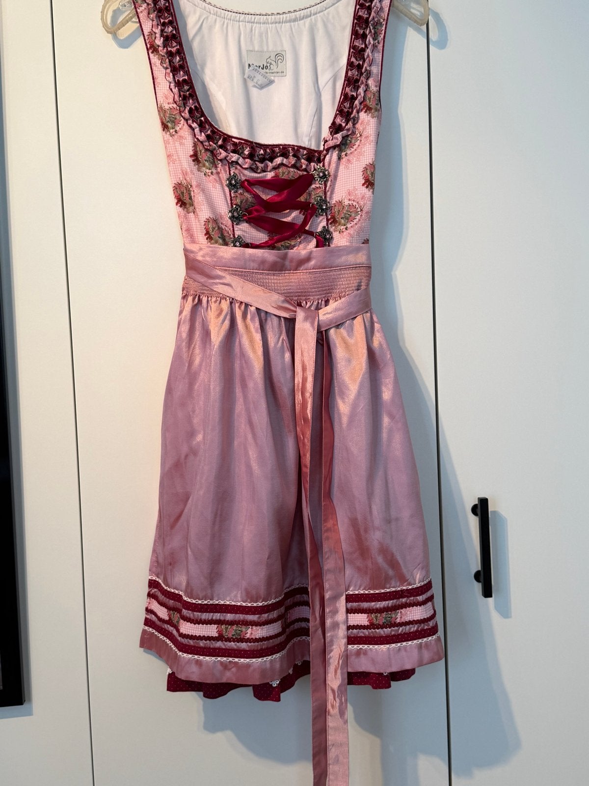 MarJo Dirndl jurk roze maat 38/40 (M), Zo goed als nieuw, Roze, Boven de knie, Ophalen