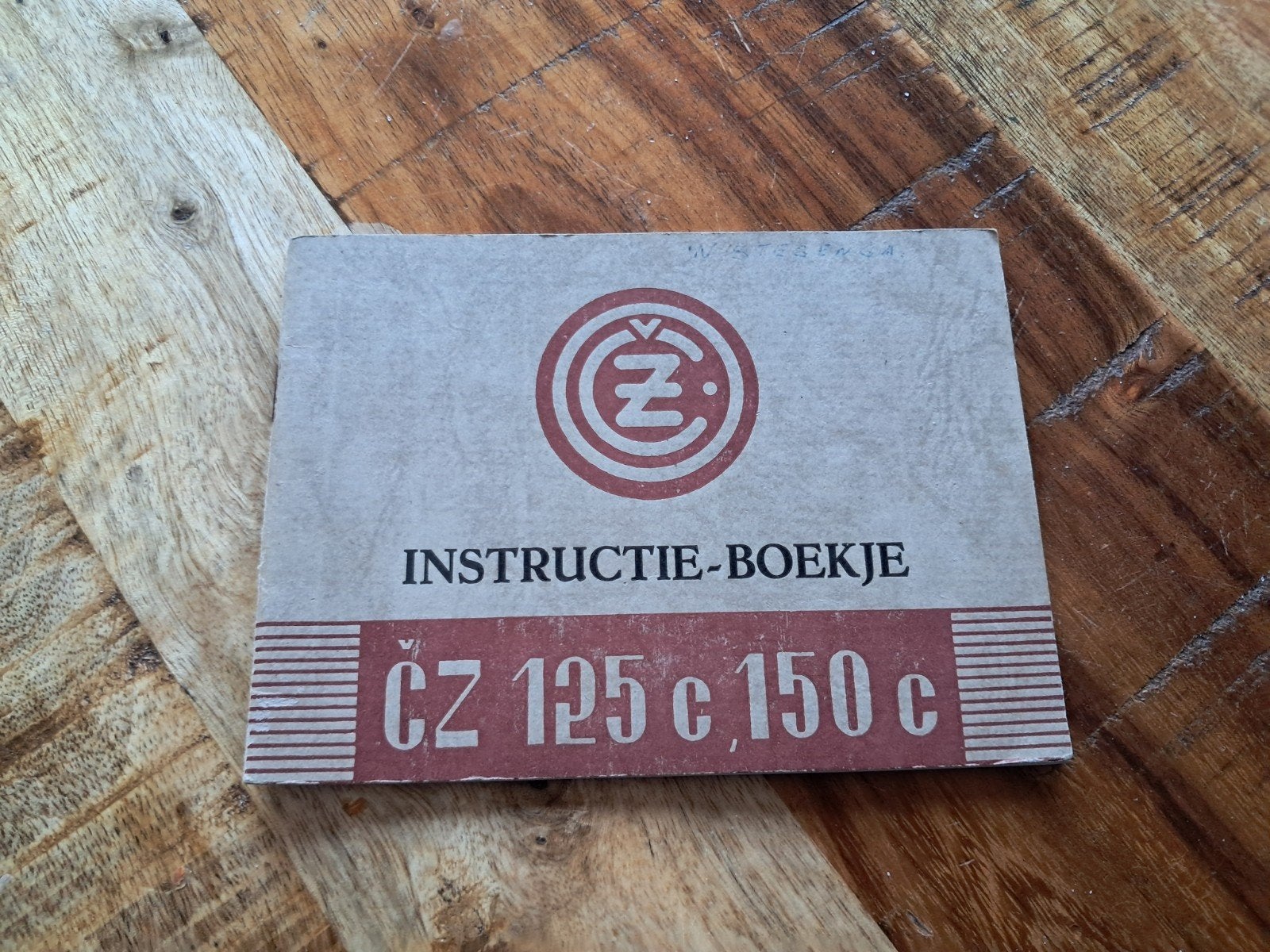 CZ 125 c 150 c Instructieboekje, Ophalen of Verzenden, Overige merken