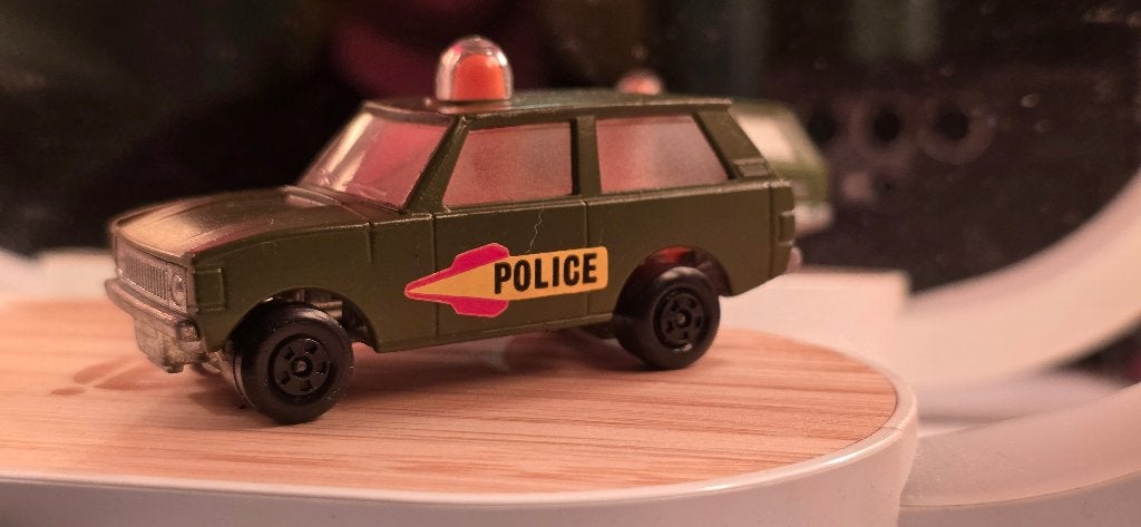 Matchbox Lesney 20 Police Patrol Rolamatics olijfgroen, Ophalen of Verzenden, Gebruikt, Auto
