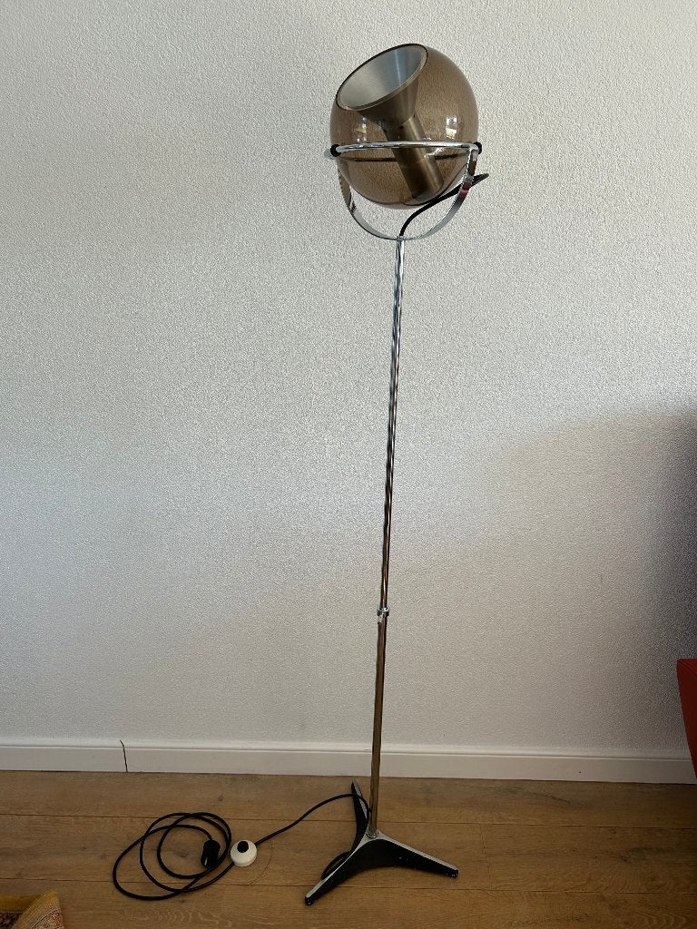 Raak Globe D 2000 vloerlamp lamp vintage retro, Ophalen of Verzenden, Zo goed als nieuw, Nvt, 150 tot 200 cm